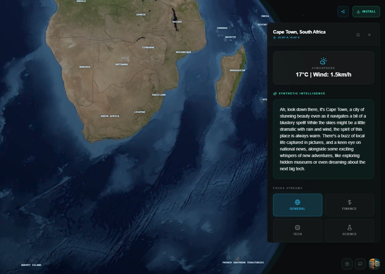 Global Compass news article with AI summary and metadata