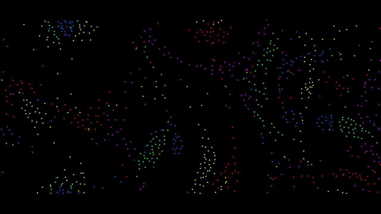 Live Particle Life Simulation